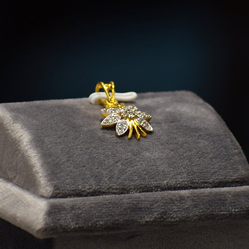 Butterfly Yellow Gold Pendant