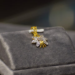 Butterfly Yellow Gold Pendant