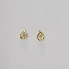 Pear shape dailywear earrings
