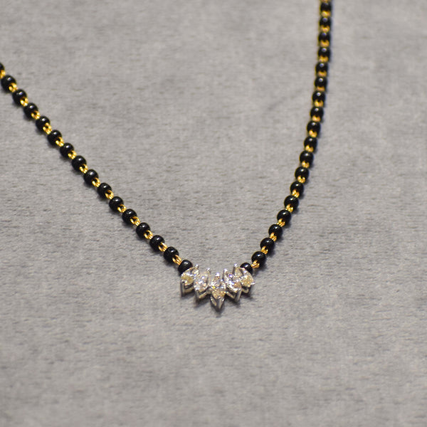 5 Marquise Small Pendant Mangalsutra