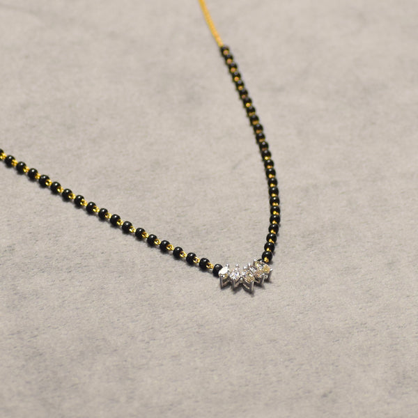 5 Marquise Small Pendant Mangalsutra