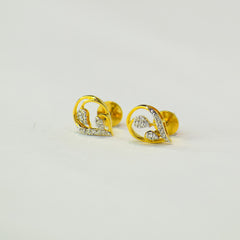 Pear shape dailywear earrings