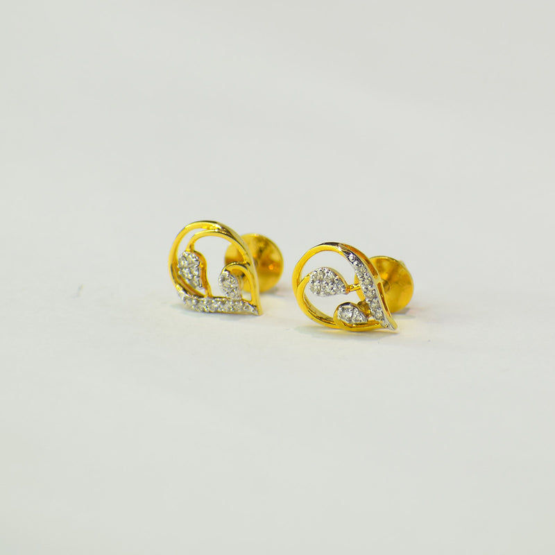 Pear shape dailywear earrings
