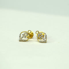 Skeletal leaf shape dailywear Earrings