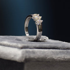 White Gold Marquise Ring