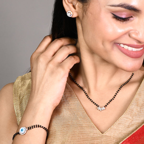 5 Marquise Small Pendant Mangalsutra