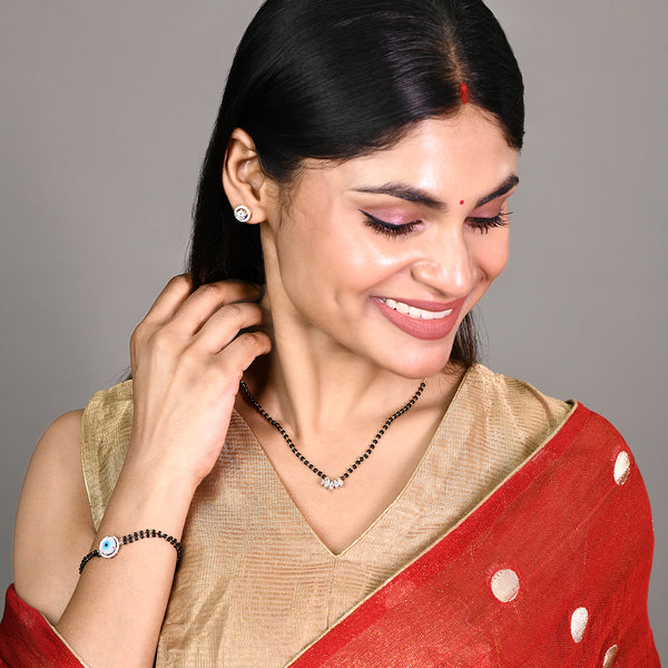 5 Marquise Small Pendant Mangalsutra