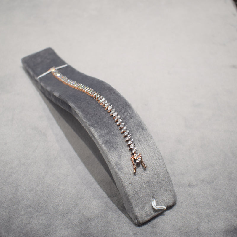 Rose Gold Marquise Shape Bracelet