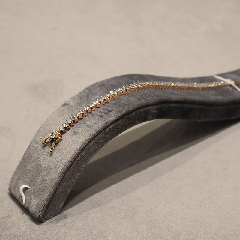 Rose Gold Marquise Shape Bracelet