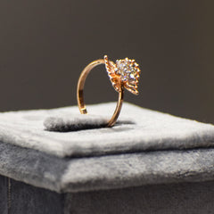 ROSE GOLD FLOWRAL RING