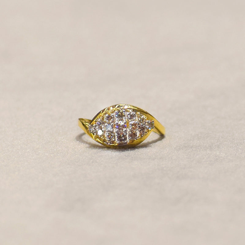 Yellow gold regular use ring