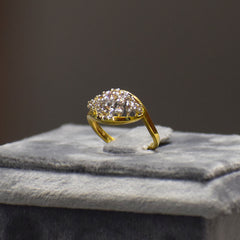 Yellow gold regular use ring