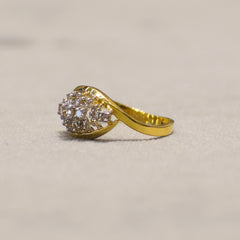 Yellow gold regular use ring