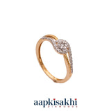 Dual Tone Daily Wear Diamond Ring