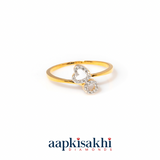 Dual Heartshaped Diamond Ring